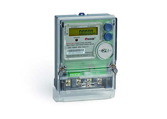 Друг PLC RF LoRa GPRS измеряет электрический метр одиночной фазы предварительный