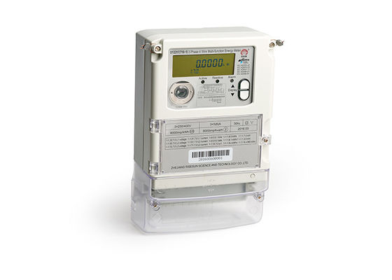 IEC 62056 62 многофункциональных трехфазных четырехпроводных счетчика энергии 100V